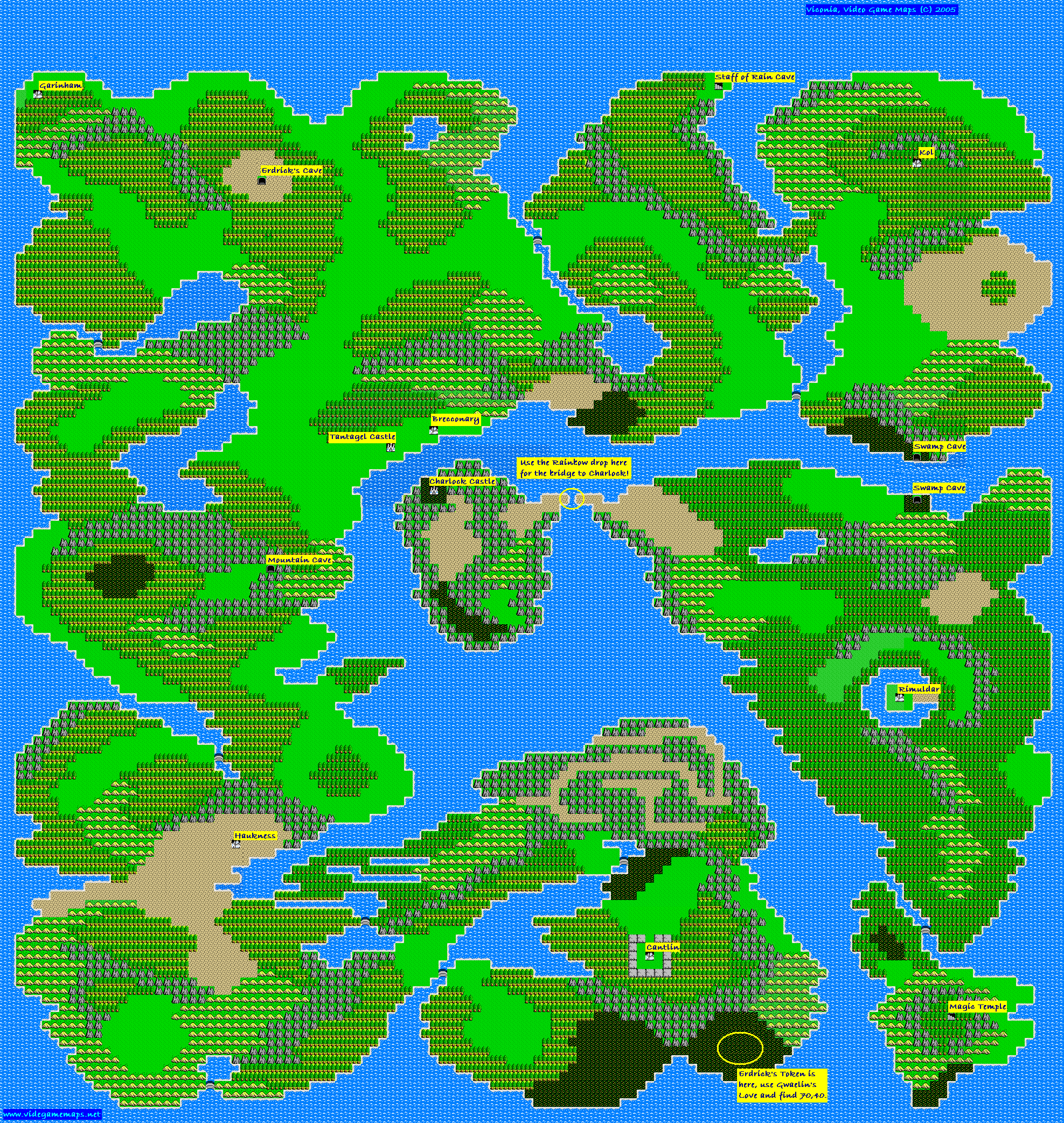 Dragon Warrior World Map Map for NES by x_loto GameFAQs. 